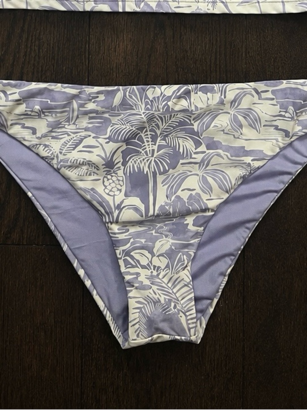 Roxy Lavender Floral Print Bikini Set - Picture 6 of 6